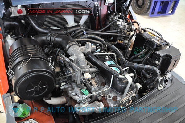 ขายรถโฟล์คลิฟท์มือสอง TOYOTA รุ่น 8FG15-13809 นำเข้าจากประเทศญี่ปุ่น 100\% ไม่เคยใช้งานในไทย