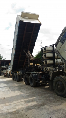 ขาย HINO FM3H 22ล้อ ดั้ม 8 เมตร รถแก๊สCNG 800000