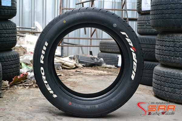 HERO R111 195/55R15 ยางซอฟขอบขาว ราคาพิเศษ HERO R111 195/55R15 ยางซอฟขอบขาว ราคาพิเศษ