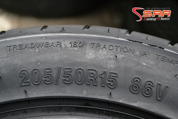 HERO R111 205/50R15 ยางซอฟขอบขาว ราคาพิเศษ