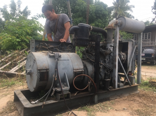 ขายเครื่องปั่นไฟขนาด55kva3เฟส สภาพดี นิ่มเบา
