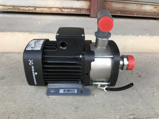 ขายปั้มน้ำแรงดันสูง Groundfos 0.6HP. 380V สภาพสวยมาก ใช้งานนมาน้อย หมุนนิ่ม พร้อมใช้งาน