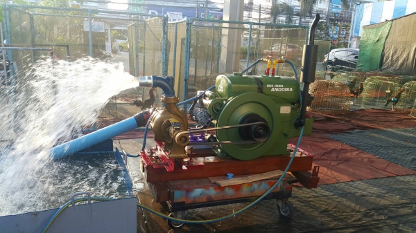 เครื่องสูบนํ้าประกอบใหม่ เครื่อง ANDORIA ดีเซล 23 แรงแน่นๆ+หอยส่งไกล