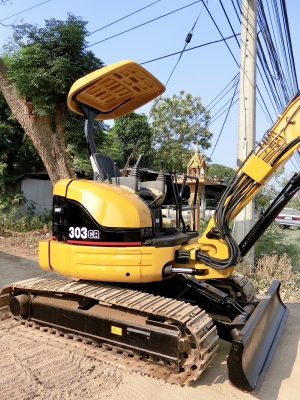 CAT 303CR ขนาดPC-30 <มีVDOให้ชม> รถเก่านอกแท้ มีเอกสารใบอินวอย☎️ติดต่อ 085-5632278 (ราคาต่อรองได้)