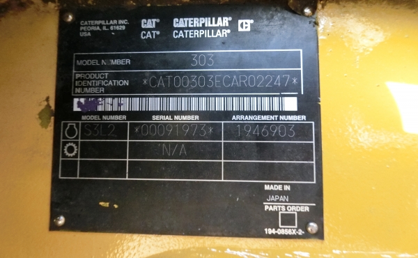 CAT 303CR ขนาดPC-30 <มีVDOให้ชม> รถเก่านอกแท้ มีเอกสารใบอินวอย☎️ติดต่อ 085-5632278 (ราคาต่อรองได้)