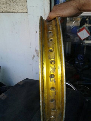 ล้อสีทองขอบ 17