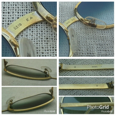 แว่นตาฝรั่งเศสระดับตำนานแห่งยุค &#039;60s  กรอบทอง KGP ที่งดงามล้ำค่าที่สุด  Vintage ESSEL handmade in France