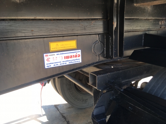 ขายด่วนรถพ่วงดั้มFM1A 344ปี58 ดั้มสามมิตรแม่ลูก ใช้งานเบาๆไม่เคยแบก สภาพสวยสด พร้อมใช้