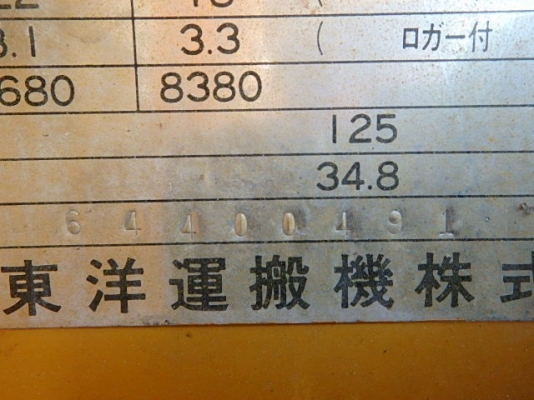 ขายรถตัก ยี่ห้อ TCM รุ่น 840-2