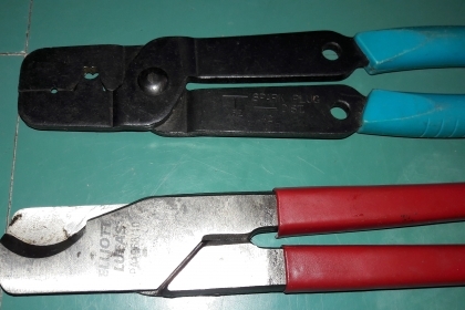 ขายคีมตัดสายไฟMADE IN ENGLAND.ด้ามสีแดง ใหม่เก่าเก็บขนาดใหญ่หนาหนักคม