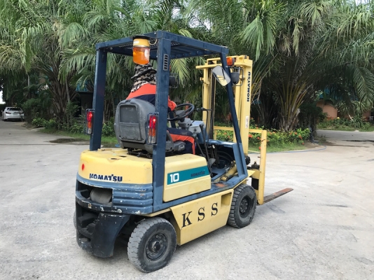 ขายFORKLIFT KOMATSU FG10-15(เสา3เมตร)(1.ตัน) สวยเดิมจากญี่ปุ่น ยังไม่เคยใช้ในไทย 99,000เท่านั้น!!