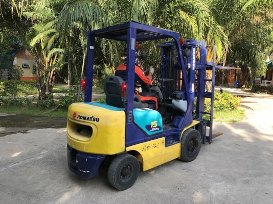 ขายFORKLIFT KOMATSU FG15-17(เสา3เมตร)(งาหนีบ)(งาสไลด์)(1.5ตัน) สวยเดิมจากญี่ปุ่น ยังไม่เคยใช้ในไทย 150,000เท่านั้น!!