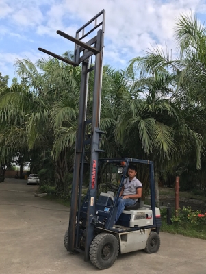 ขายFORKLIFT KOMATSU FG15-15(1.5ตัน)(เสา4เมตร) สวยเดิมจากญี่ปุ่น ยังไม่เคยใช้ในไทย 139,000เท่านั้น!!