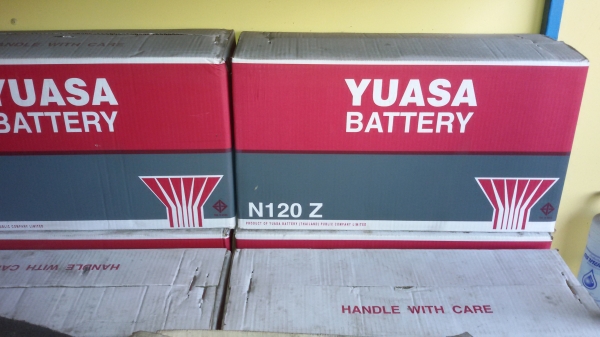ขาย แบตเตอรี 120 Amp ลูกยาว