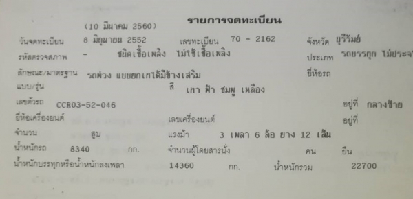 พ่วง 22 ล้อ ฮีโน่ FM2P 380 แรง ปี 52 กระบะมิเนียม-ดั้ม อู่ โชคชัยอุดร ใส่ของได้ 30 ตัน กระบะสวย รถวิ