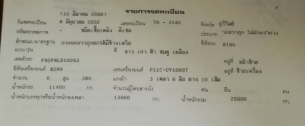 พ่วง 22 ล้อ ฮีโน่ FM2P 380 แรง ปี 52 กระบะมิเนียม-ดั้ม อู่ โชคชัยอุดร ใส่ของได้ 30 ตัน กระบะสวย รถวิ
