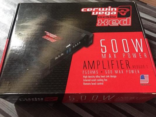 CERWIN VEGA รุ่น XED 500.1 CERWIN VEGA รุ่น XED 500.1