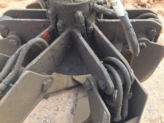 ขายตัวคีบแบคโฮแบบหมุน รุ่น 120 ขึ้น