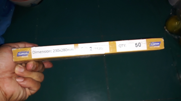 ขายแผ่นกระดาษทราย NORTON MADE IN USA.ชุด50แผ่น ใหม่เก่าเก็บ
