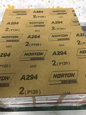 ขายแผ่นกระดาษทราย NORTON MADE IN USA.ชุด50แผ่น ใหม่เก่าเก็บ