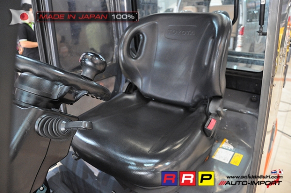 ขายรถโฟล์คลิฟท์มือสอง TOYOTA รุ่น 8FG18-14407 นำเข้าจากประเทศญี่ปุ่น 100\% ไม่เคยใช้งานในไทย