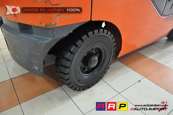 ขายรถโฟล์คลิฟท์มือสอง TOYOTA รุ่น 8FG18-14407 นำเข้าจากประเทศญี่ปุ่น 100\% ไม่เคยใช้งานในไทย