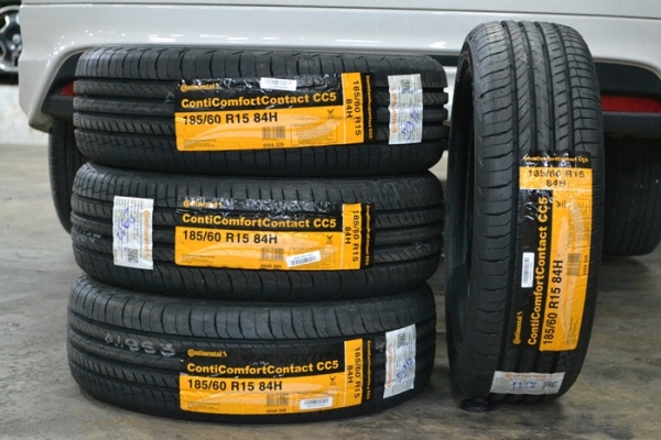 CONTINENTAL CC5 185/60R15 4เส้น 5,800 บาท CONTINENTAL CC5 185/60R15 4เส้น 5,800 บาท