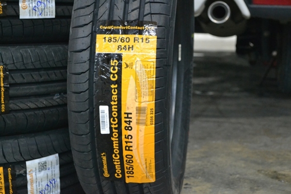 CONTINENTAL CC5 185/60R15 4เส้น 5,800 บาท CONTINENTAL CC5 185/60R15 4เส้น 5,800 บาท