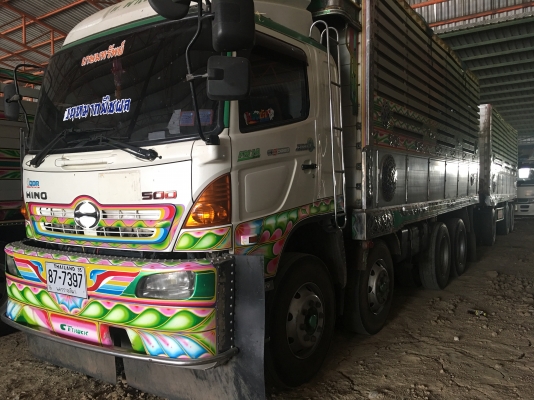 พ่วง 24 ล้อ ฮีโน่ 344 ปี 54 เบรคแห้ง กระบะมิเนียม - อู่ ซีทีทรัค บรรทุกได้ 31.700 กก. เครื่องดี เกียร์ดี พร้อมใช้ เอกสารพร้อมโอน 092-5852277