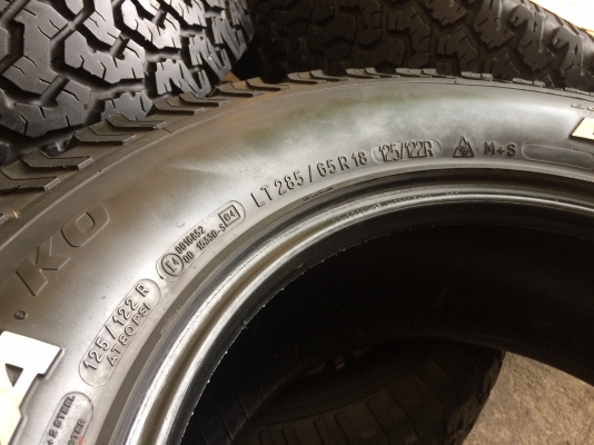 มือ2 ขอบ18 BF Goodrich All-Terrain 285 65 r18