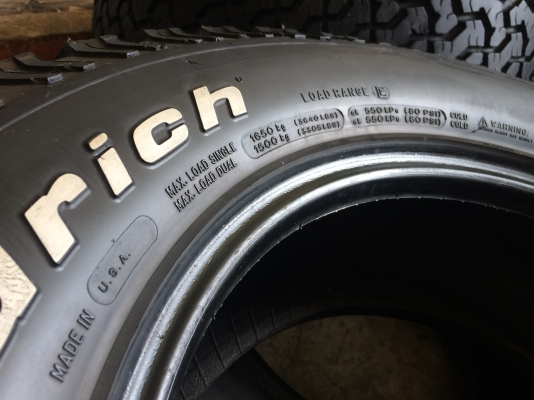 มือ2 ขอบ18 BF Goodrich All-Terrain 285 65 r18