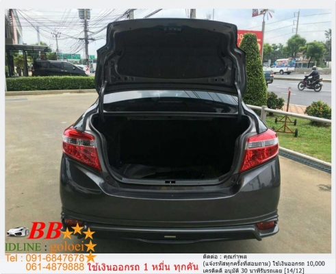 TOYOTA VIOS 1.5 TRD 2014 ใช้เงิน 10,000 บ. ออกรถ