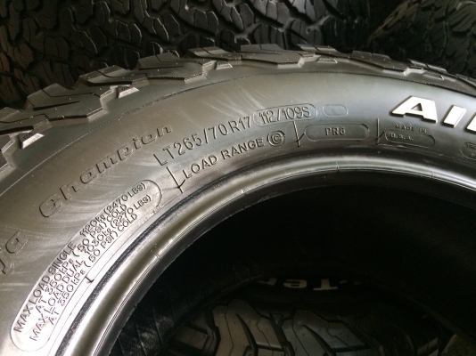 มือ2 BF Goodrich All-Terrain KO2 265 70 r17 มือ2 BF Goodrich All-Terrain KO2 265 70 r17