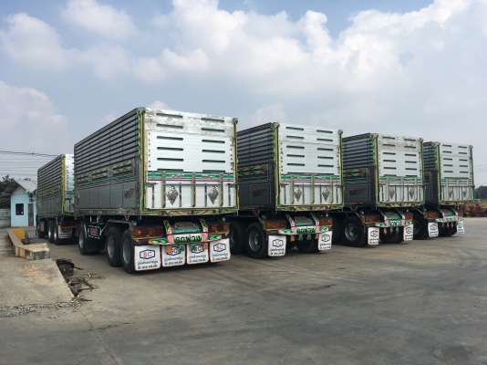 ขายด่วนรถพ่วงดั้ม344เบรกแห้ง ดั้มพืชไร่อู่ซุ่นชัย ใส่ของได้29.7ตัน