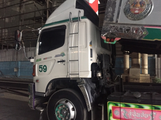 พ่วง 22 ล้อ ฮีโน่ 344 เบรคแห้ง ปี 54 กระบะมิเนียม - อู่ ซู่นชัย ชุดใหญ่ ยางดีทุกเส้น พร้อมโอน