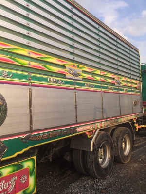 พ่วง 22 ล้อ ฮีโน่ 344 เบรคแห้ง ปี 54 กระบะมิเนียม - อู่ ซู่นชัย ชุดใหญ่ ยางดีทุกเส้น พร้อมโอน