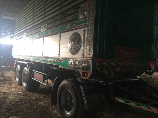 พ่วง 22 ล้อ ฮีโน่ 344 เบรคแห้ง ปี 54 กระบะมิเนียม - อู่ ซู่นชัย ชุดใหญ่ ยางดีทุกเส้น พร้อมโอน