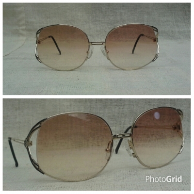แว่นตาเฟรนช์วินเทจทศวรรษ 1980&#039;s  โดยต้นตำร้บ &#039;บัตเตอร์ไฟล์ โมเดล&#039;   Vintage CHRISTIAN DIOR handmade in Paris, France
