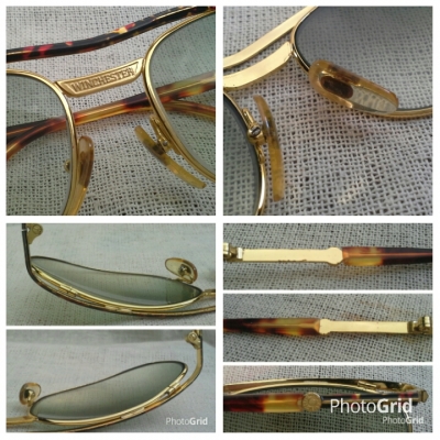 แว่นตาอิตาเลียนวินเทจทศวรรษ 1980&#039;s  Vintage WINCHESTER By Magic Line handmade in Italy