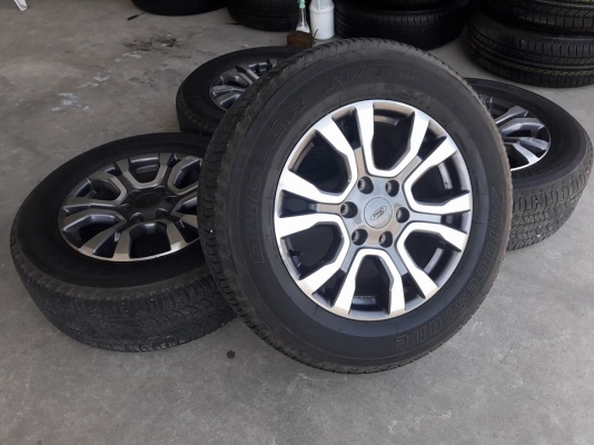 ขายล้อแม็ก ranger 18"&times;8" ยางปี17 สนใจติดต่อร้าน ก.เจริญการยางครับ 081-3747940