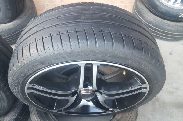 ล้อมือ2 ขอบ17 4รู100 ยาง205/45/17  4 ล้อ