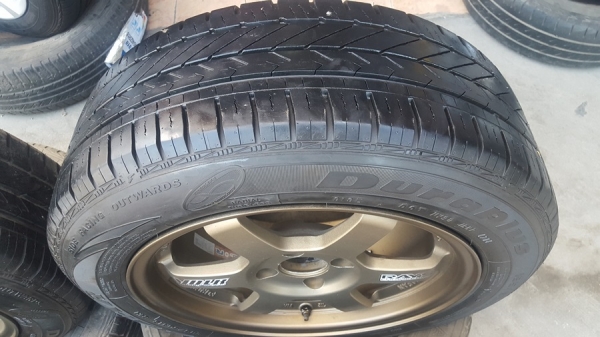 ล้อมือ2 TE37 ขอบ15 4รู100 พร้อมยาง  4 ล้อ