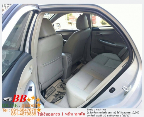 TOYOTA ALTIS 1.6 G 2013 ใช้เงิน 10,000 บ. ออกรถ
