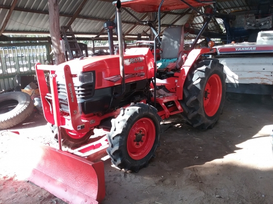 ขอท่านที่พร้อมและต้องการรถจริง ๆ ครับ L4508 รถ ปี 52 สภาพพร้อมใช้ ใบดันหน้า ฝานหลัง 24 นิ้ว เต็ม ๆ เล่มพร้อม ราคาต่อรองกันได้ อุปกรณ์เปลี่ยนหลายชิ้น ซีลล้อหน้า หลัง เปลี่ยนใหม่