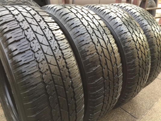ยาง Bridgestone Dueler A/T D693 265 65 17 ปี16 ดอกเต็ม ไม่มีปะ ใช้ยาว ราคาไม่แพง ยาง Bridgestone Dueler A/T D693 265 65 17 ปี16 ดอกเต็ม ไม่มีปะ ใช้ยาว ราคาไม่แพง
