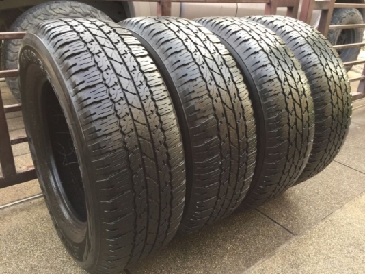 ยาง Bridgestone Dueler A/T D693 265 65 17 ปี16 ดอกเต็ม ไม่มีปะ ใช้ยาว ราคาไม่แพง