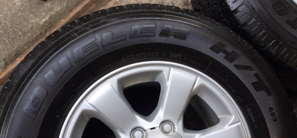 แม็ก ISUZU New D-Max 1.9 Blue Power ขอบ 16 พร้อมยาง Bridgestone 245-70-16 ปี 16