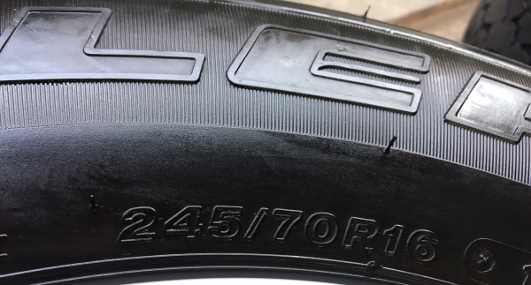 แม็ก ISUZU New D-Max 1.9 Blue Power ขอบ 16 พร้อมยาง Bridgestone 245-70-16 ปี 16