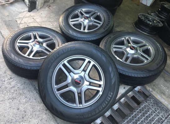 ล้อแม็ก ISUZU 1.9 Blue Power X-Series ขอบ 16 พร้อมยาง Bridgestone 215-70-16 ปลายปี 16