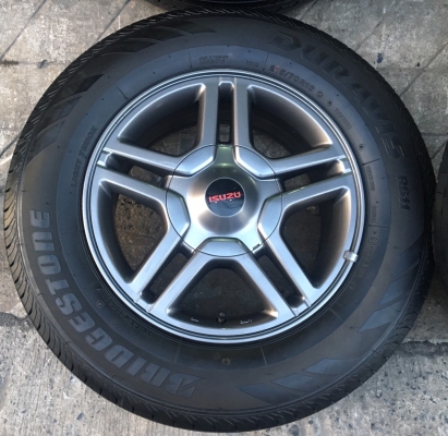 ล้อแม็ก ISUZU 1.9 Blue Power X-Series ขอบ 16 พร้อมยาง Bridgestone 215-70-16 ปลายปี 16